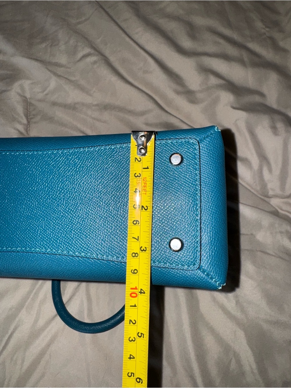 Coach Small Lillie Tote Bag - Teal - Picture 11 of 11